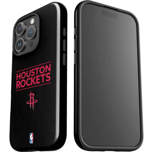 NBA Houston Rockets Standard - Black iPhone 16 Pro Impact Case